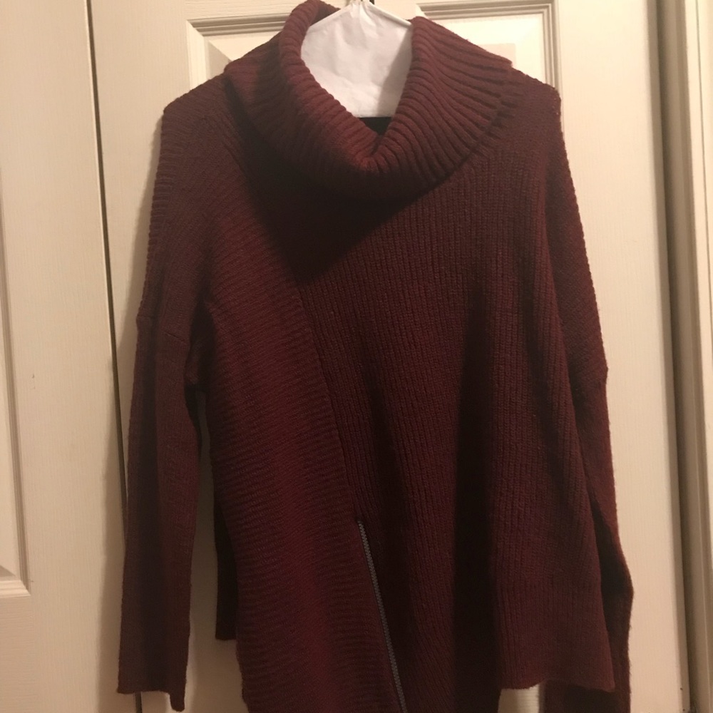 Chunky Maroon Sweater
